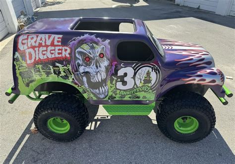 mini grave digger go kart for sale|mini grave digger go kart.